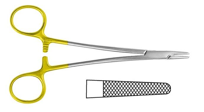 TC MAYO-HEGAR Голкотримач; прямий; із зубчиками; 18,0см. Tontarra Medizintechnik GmbH